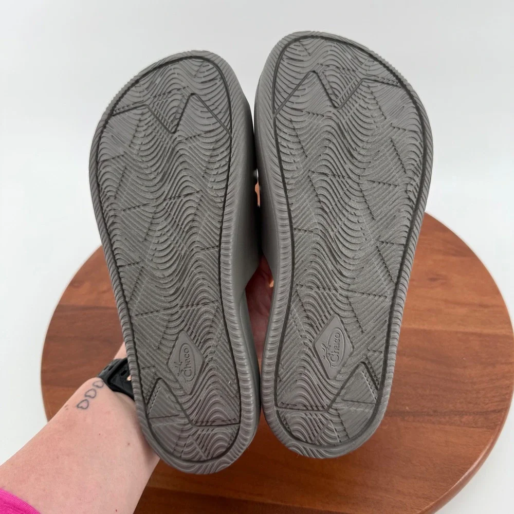 Chaco Mens Chillos Adjustable Slide Outskirt Gray Sport Sandals JCH108441 Size 8